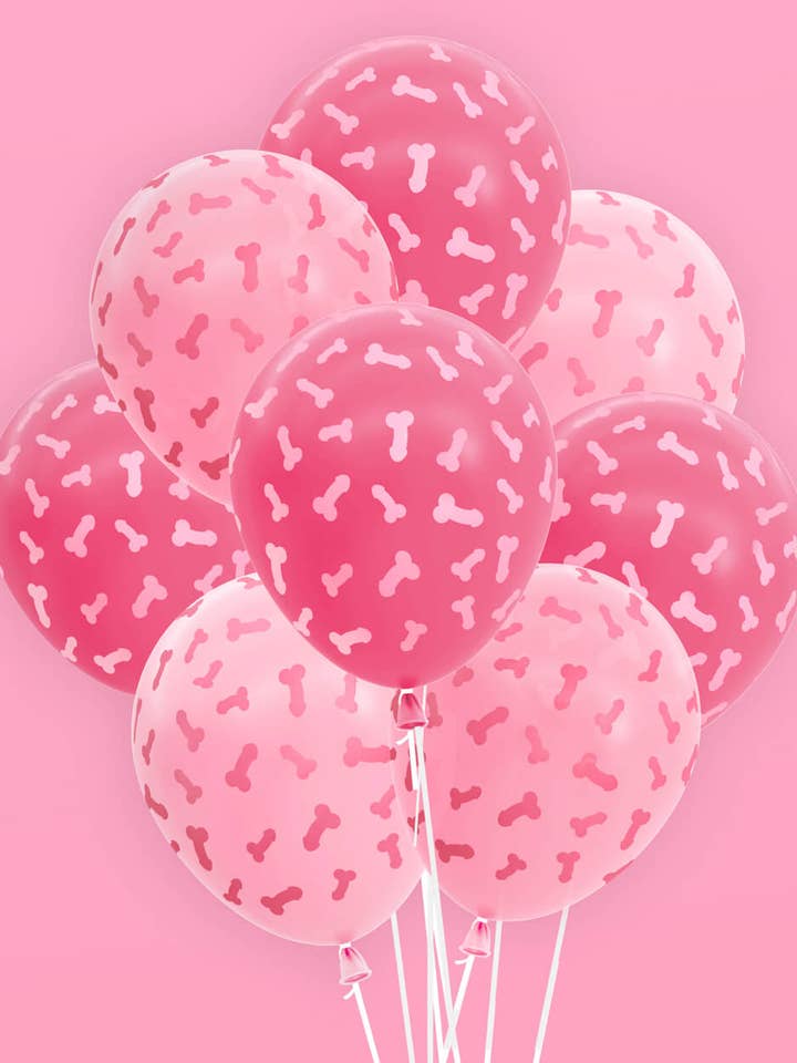 Pack de ballons pour pénis - 24 ballons en latex pour la vente par xo, Fetti