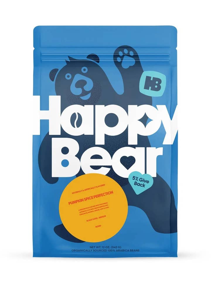Pumpkin Spice Coffee Perfection for wholesale by Happy Bear Coffee Company