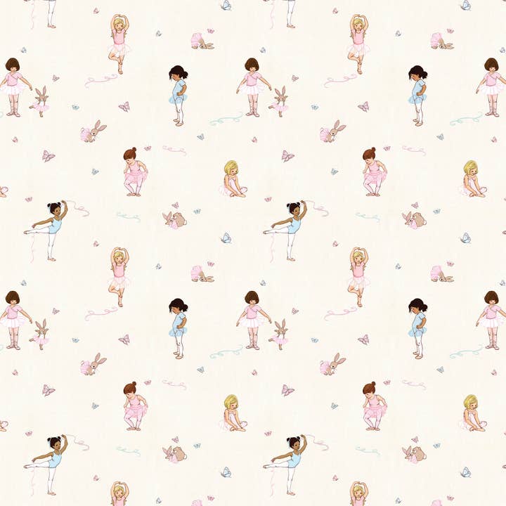 Belle & Boo Ltd - Wholesale Flat Wrap - Wrapping Paper Sheet - Ballet