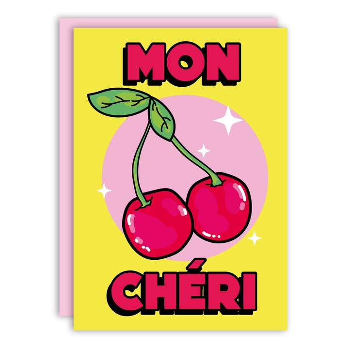 Studio Soph - Wholesale Love Card - Mon Chéri Cherry Love Valentine's Day Greeting Card