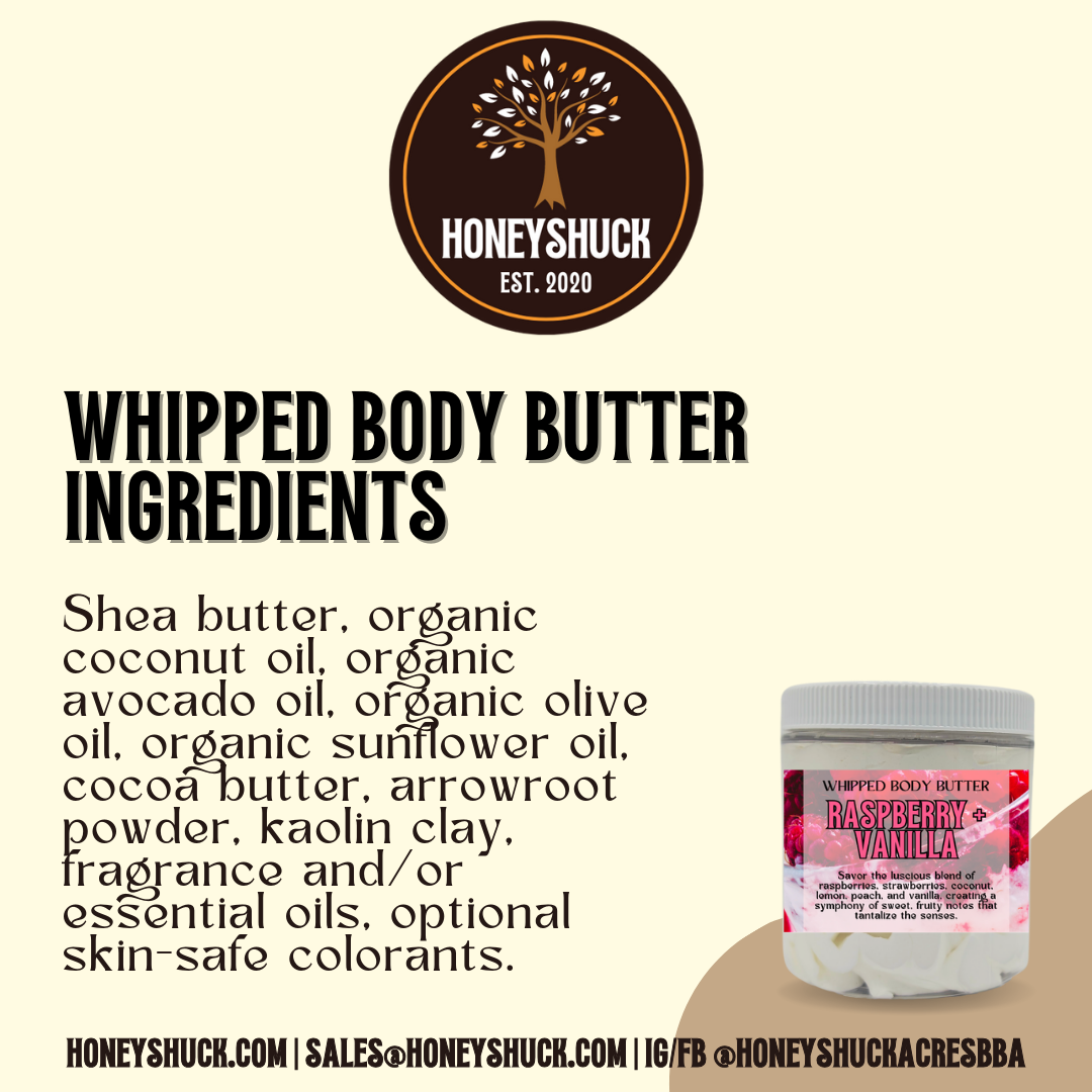 Honeyshuck Acres, LLC - Wholesale Body Balm/Butter - [Sample] Whipped Body Butter | Choice of Scent | 0.5 oz ea8