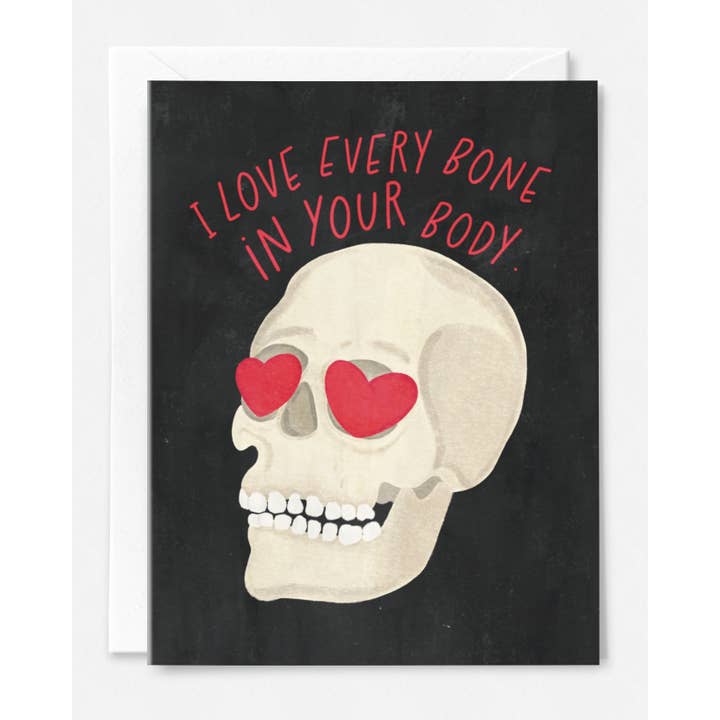 Cartão de saudação de cada osso do seu corpo por atacado de Polk Salad Abbie