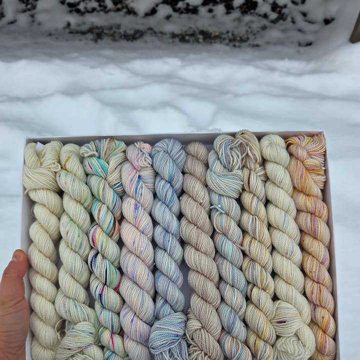 Cloud Dancer - Pantone Color of the Year Pencil Box for wholesale by Koigu Wool Designs