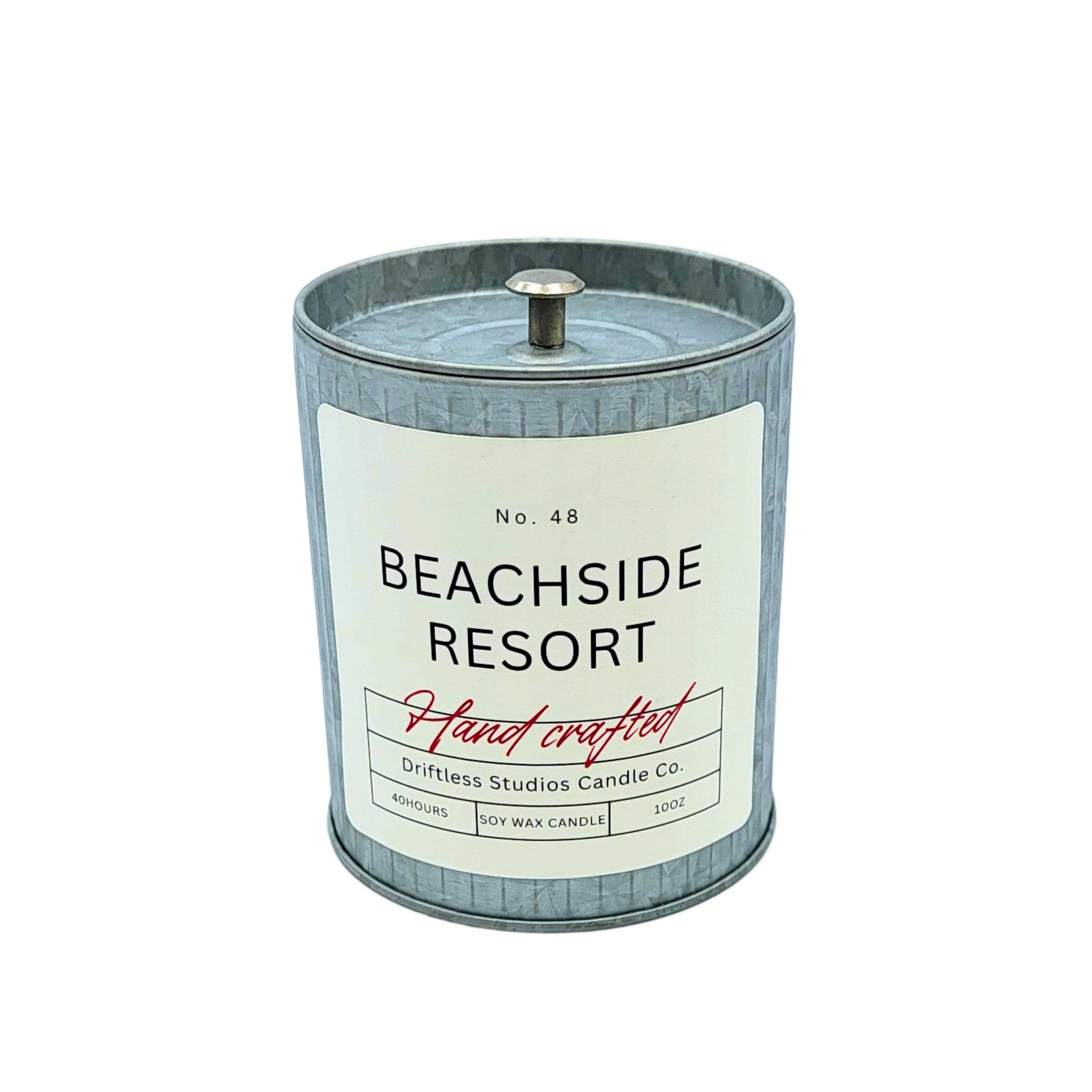 Driftless Studios - Vente Bougie en bocal - Bougies d'été du complexe balnéaire - Bougie de ferme en gros