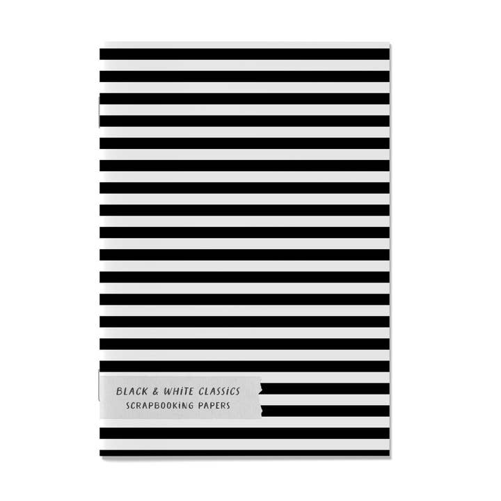Zwart-wit klassiekers • Scrapbookpapierboekje voor wholesale door Sadie's Stickers