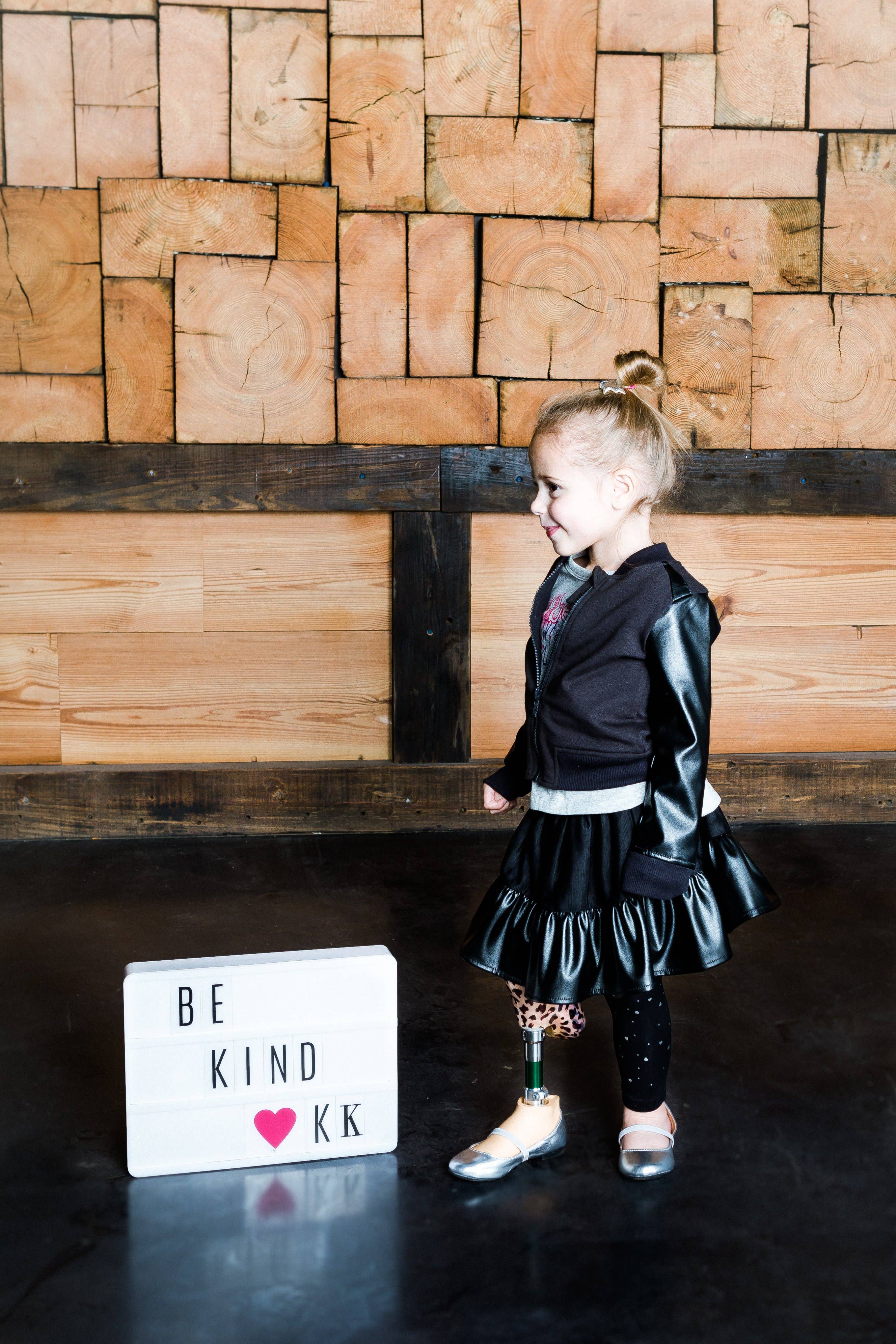 Kinderkind - Wholesale Rok - Kinderen - Zwarte rok van tule en kunstleer voor meisjes3