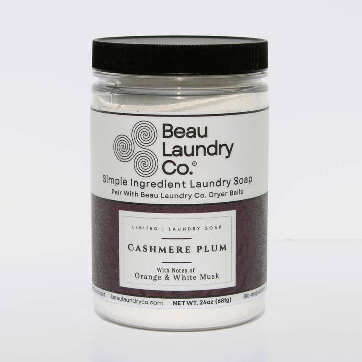 Savon à lessive Prune et Cachemire pour la vente par Beau Laundry Co.