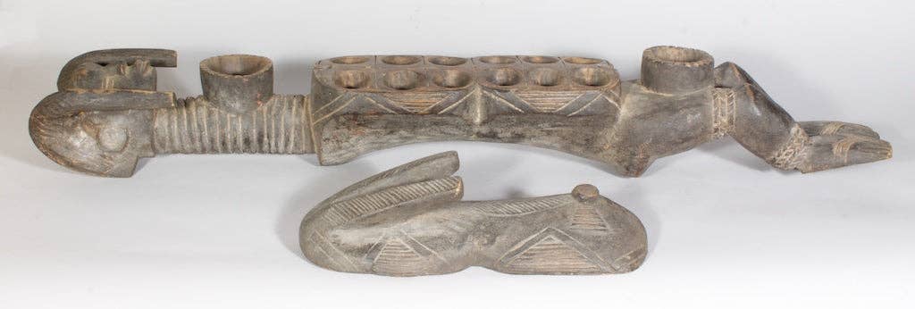 The Niger Bend - Venta al por mayor Escultura - Wari mujer reclinada juego5