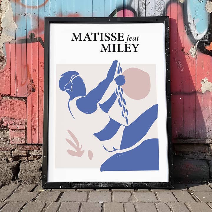 Matisse feat Miley kunstdruk voor wholesale door Dikhotomy