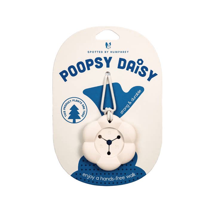 Poopsy Daisy Dog Poop Bag Holder - Goat Milk (Cream) for wholesale by Spotted by Humphrey
