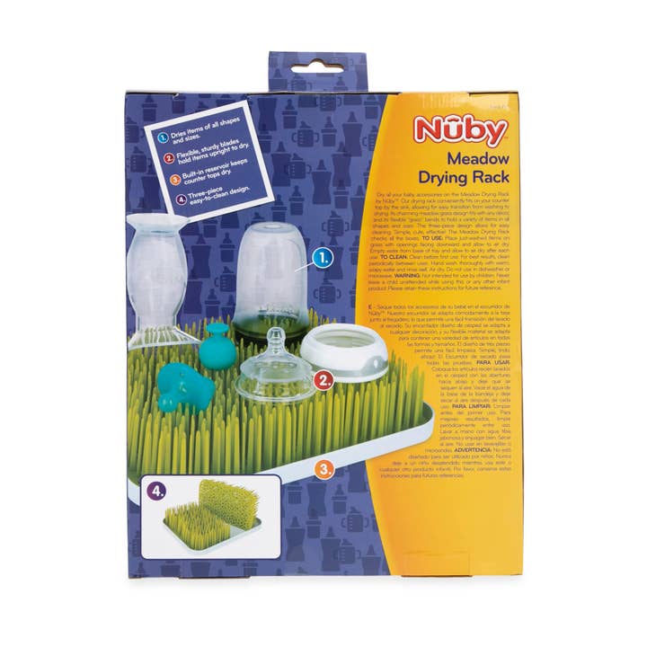 Nuby - Wholesale Drying Rack - Meadow Drying Rack for Bottles and Pacifiers