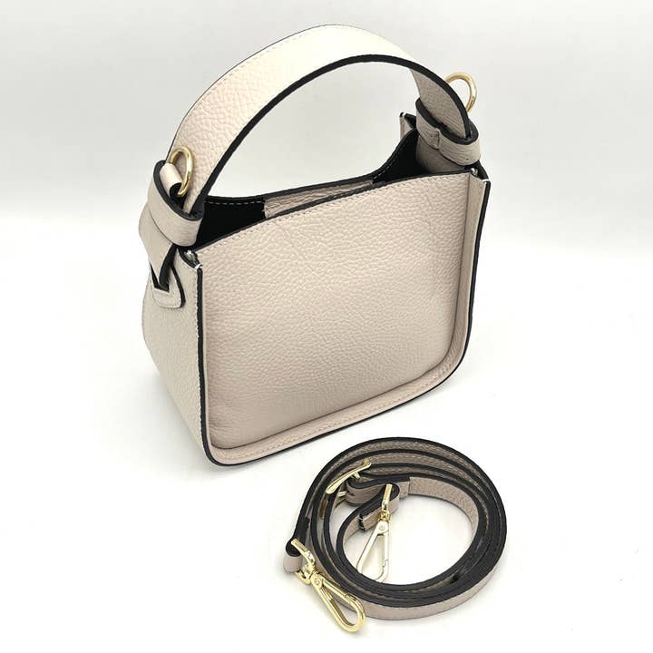 Suie Valentini srl - Wholesale Shoulder Bag - Women's - Genuine leather handbag, Made in Italy, art. 1123036