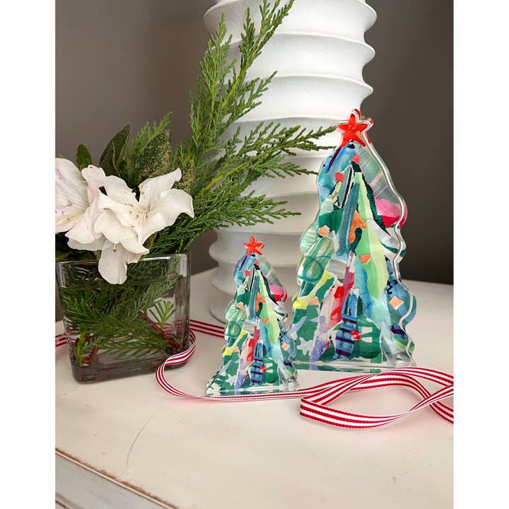 Lauren Dunn - Wholesale Christmas Decoration - Acrylic Festive Tree LARGE1