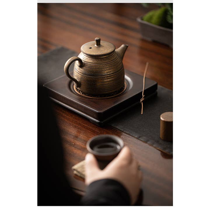 Gohobi (We cover U.S. import duties) - Wholesale Tea Pot - Gohobi Japanese Style Gilded Iron Glazed Teaopot16