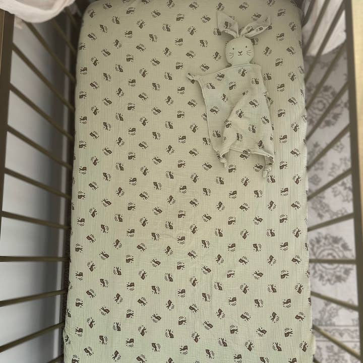 Over the Dandelions - Wholesale Cot/crib sheets - Fitted Cot Sheet Meadow1