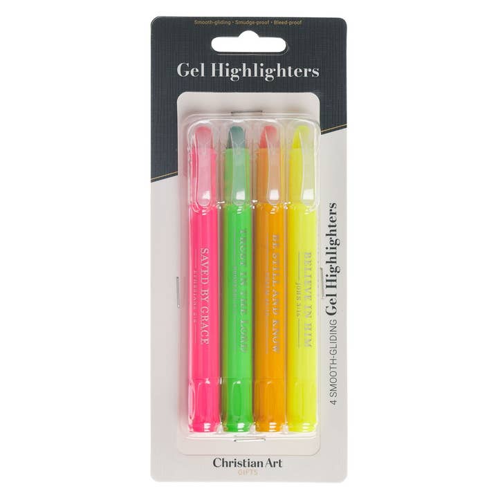 Highlighter 4pc Set for wholesale by Christian Art Gifts