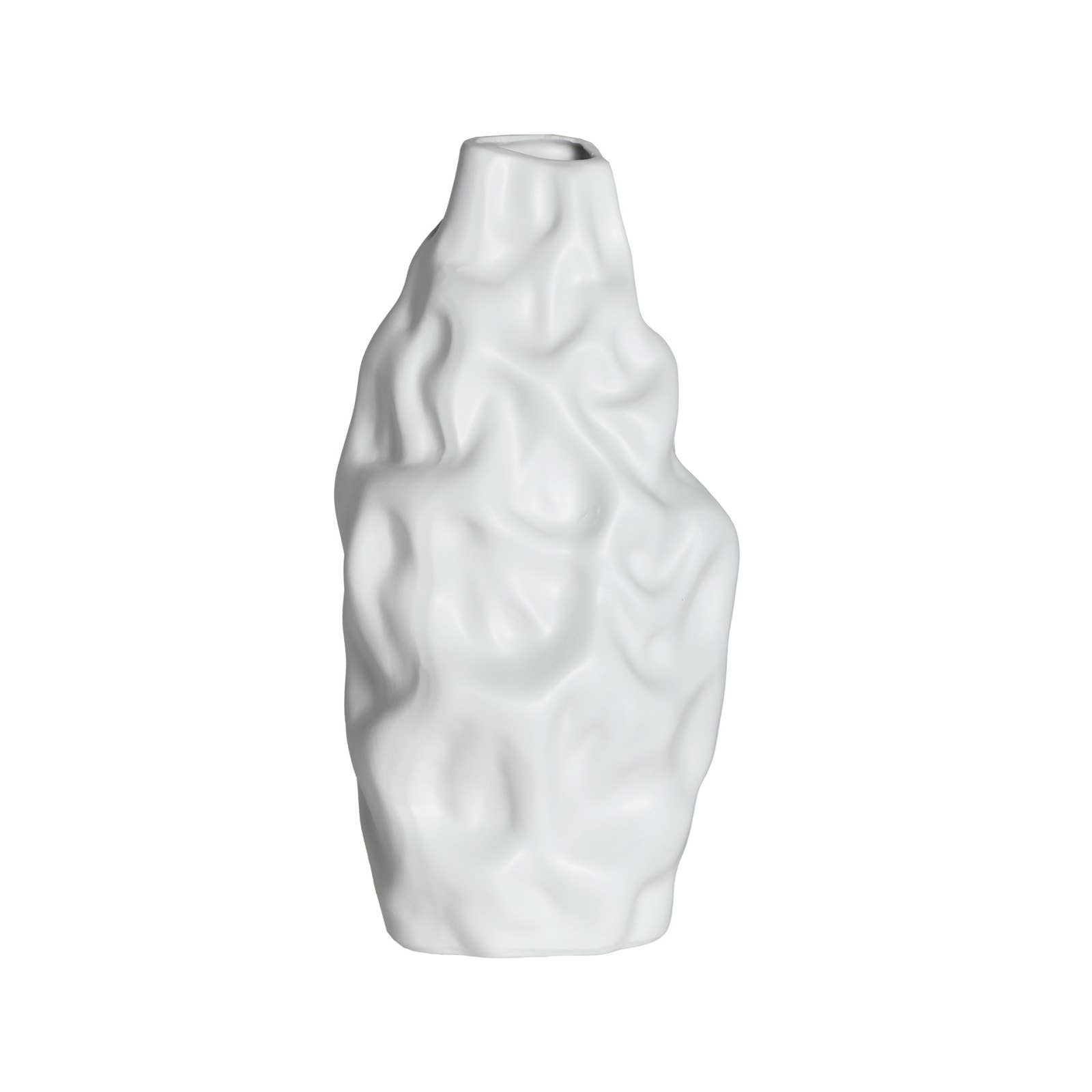 B&B - Wholesale Vase - Lelian Vase, Ceramic, White, 17X13X31cm