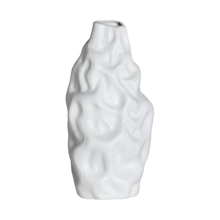 B&B - Wholesale Vase - Lelian Vase, Ceramic, White, 17X13X31cm0