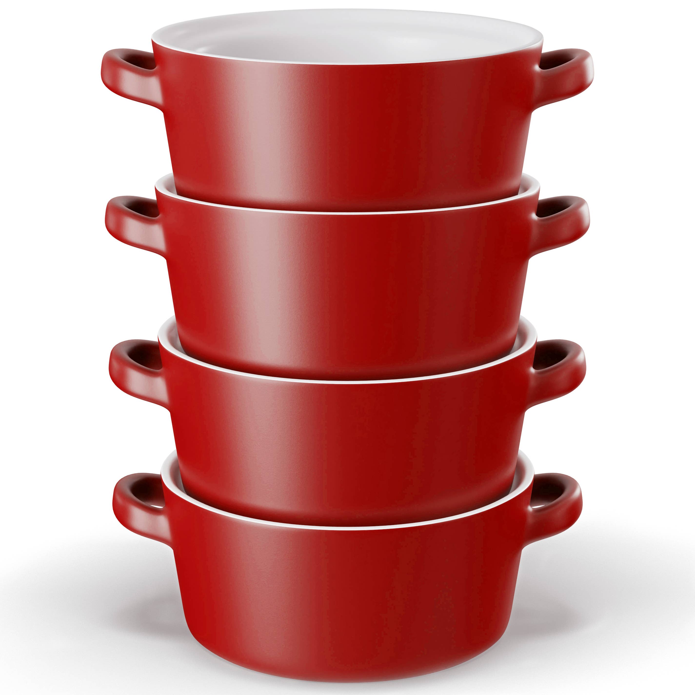 Kook - Wholesale Bowl - Kook Ceramic Stackable Soup Bowls, 23.6 oz, Set of 43
