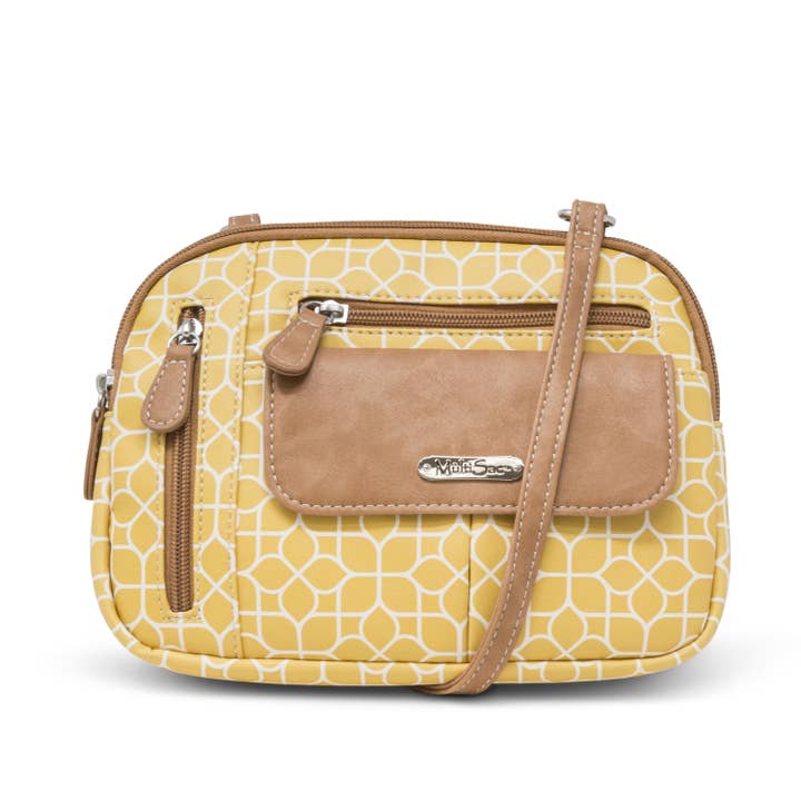 Multisac Handbags - Wholesale Crossbody Bag - Women's - Multisac Zippy Triple Compartment Crossbody23