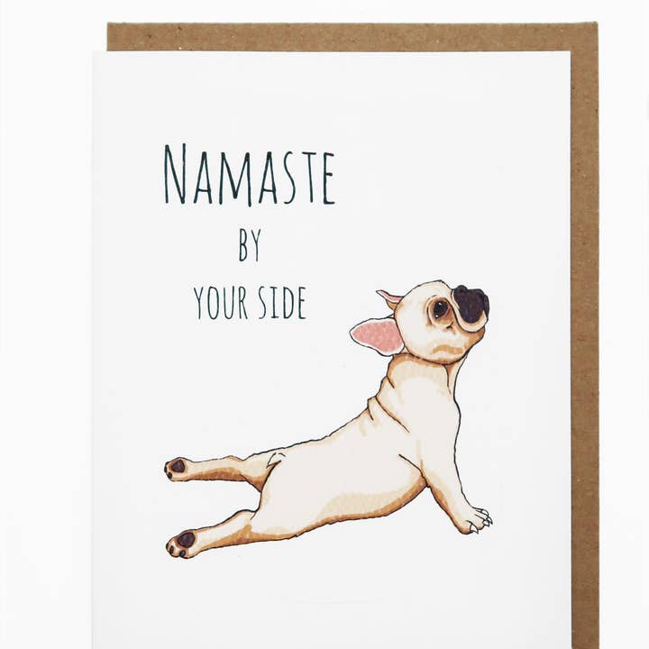 Noted By Copine - Wholesale Friendship Card - Namaste By Your Side
