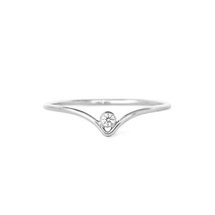 PETITE GOLD - Wholesale Single Stone/Solitaire Ring - Aria Ring