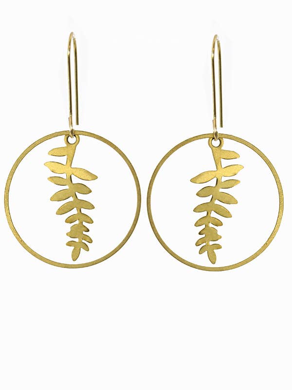 Fern Hoops for wholesale by Brass Sand