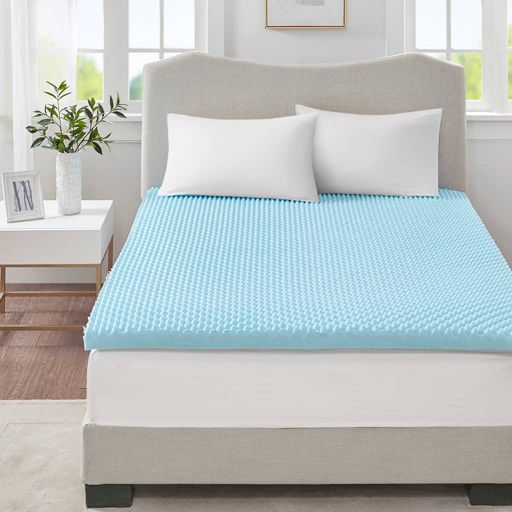 Olliix - Wholesale Mattress Pad/Protector - Cooling Gel Memory Foam Mattress Topper 1.5" or 3"5