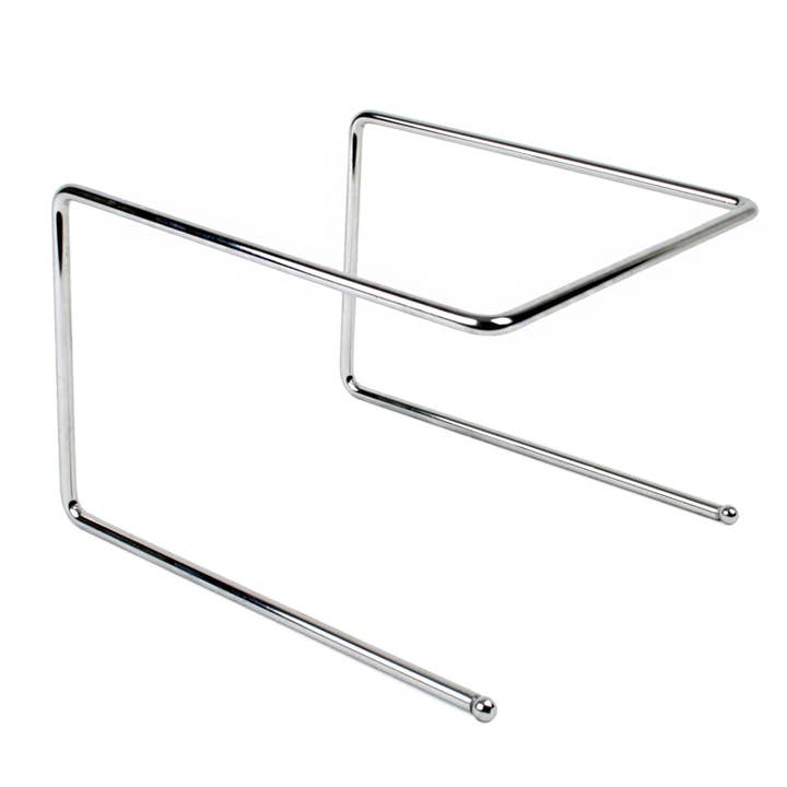 9 1/2" X 9" X 6 1/2" Chrome Plated Pizza Tray Stand, 6/PK for wholesale by KT Supply