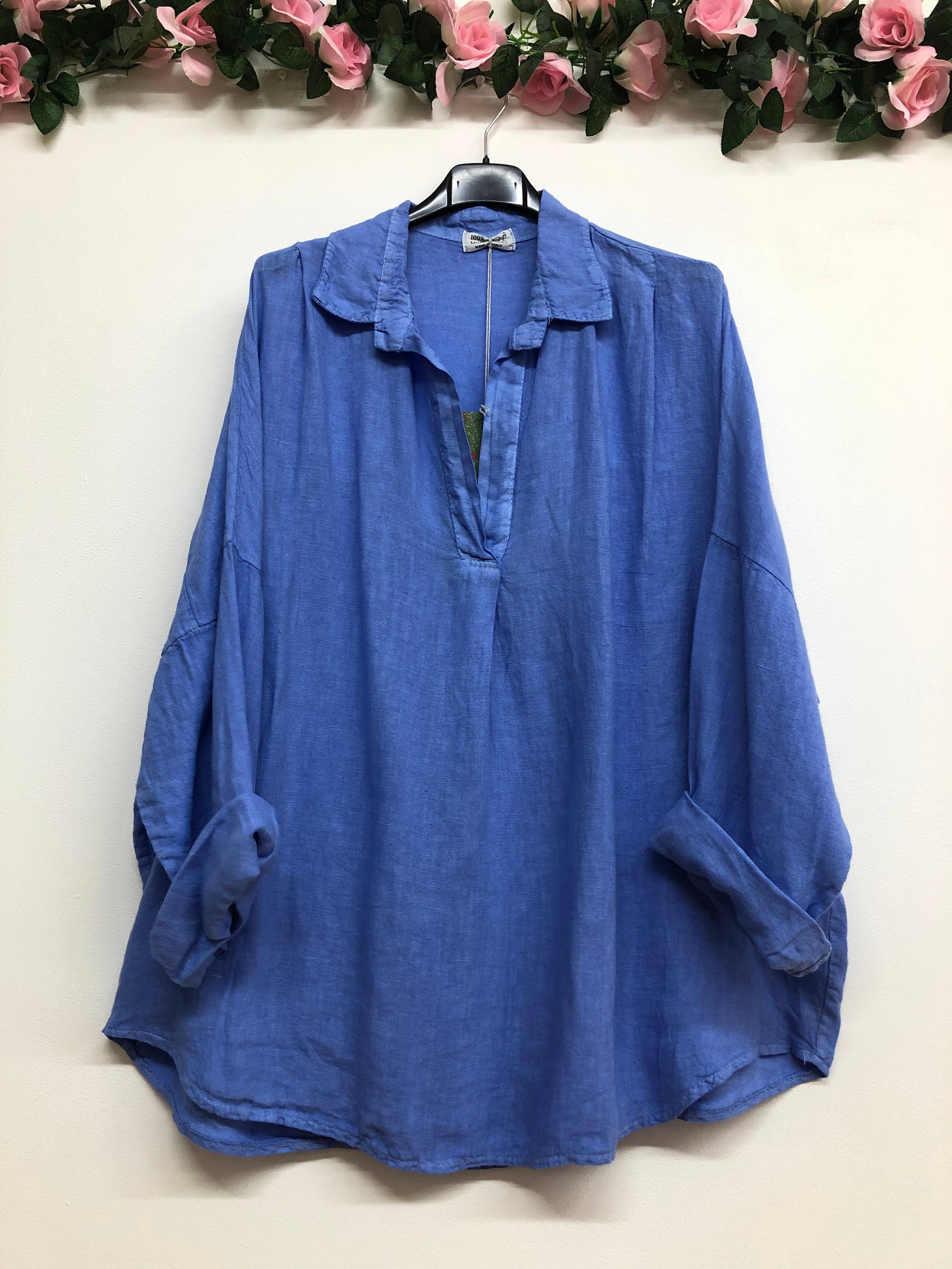 LINEN & COTTON HOUSE – Túnica - Mulher por atacado – CAMISA DE LINHO PARA MULHER 97188ROUPA PRIMAVERA VERÃO31