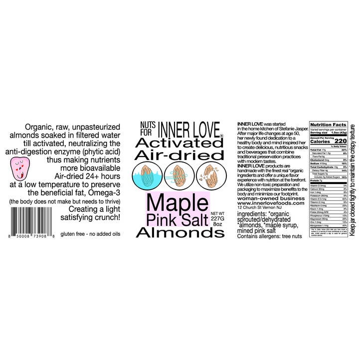 Nuts for INNER LOVE - Wholesale Nuts - Maple Pink Salt Almonds4