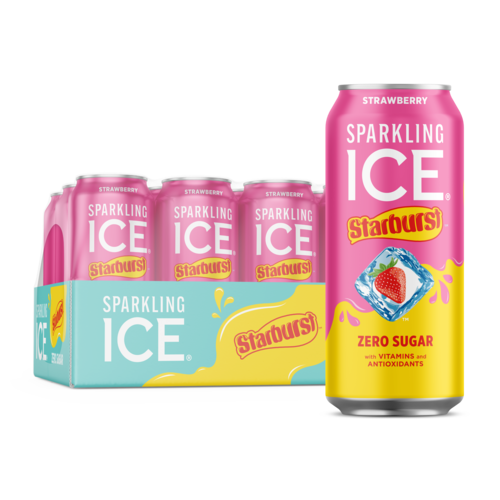 Oasis Snacks - Wholesale Sparkling Water - Sparkling Ice STARBURST Flavored Sparkling Water, 16oz Cans2