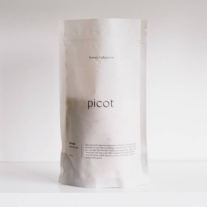 Honey Tobacco Bath Soak for wholesale by Picot