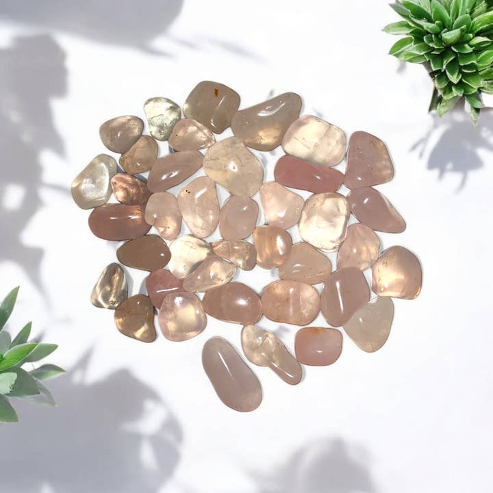 Magic Moon - Wholesale Spiritual Stone/Crystal - Tumbled Rose Quartz Mineral