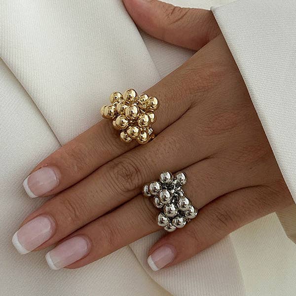 Sheer Trend - Wholesale Cocktail/Statement Ring - Geometric Rings Accessories2