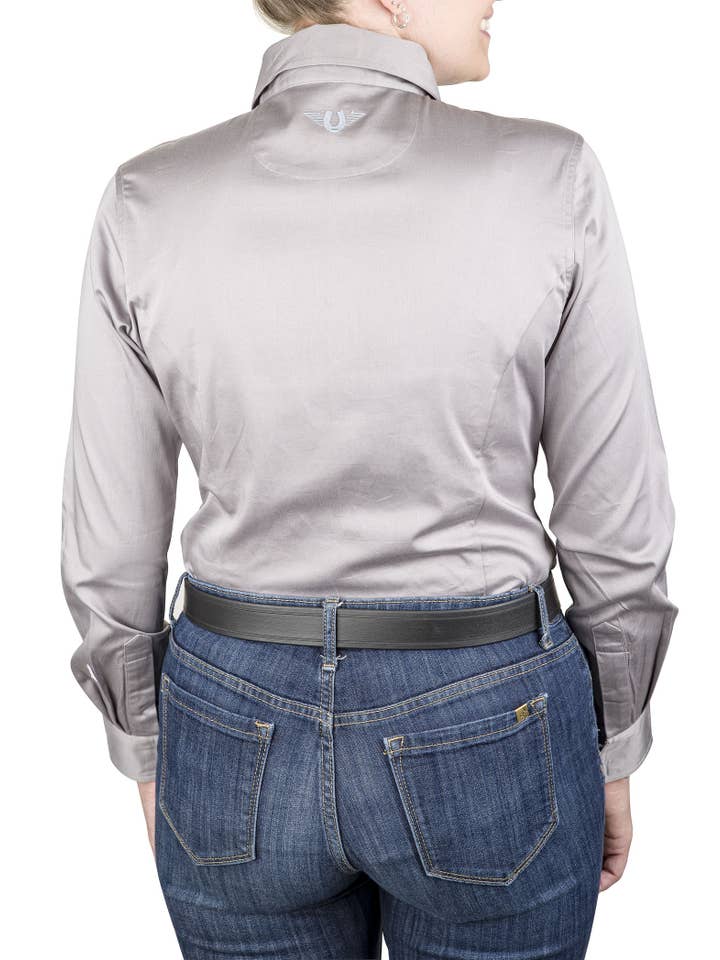 JPC Equestrian - Wholesale Button Down Shirt - Women's - TuffRider Ladies Americana Western Shirt3