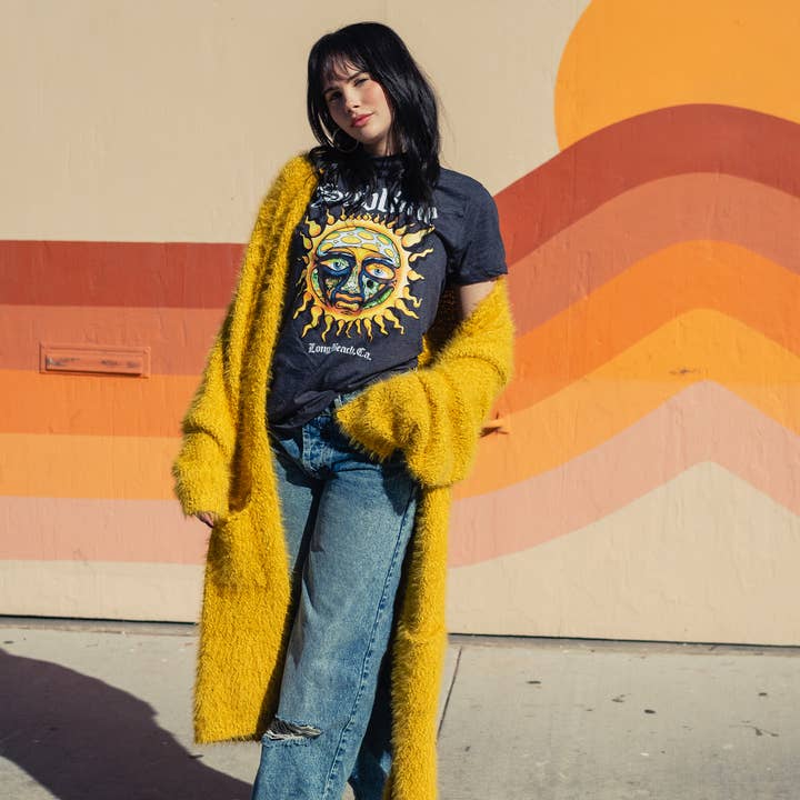 Life Clothing Co - Wholesale Cardigan - Women's - Kira Soho Mustard Cardigan