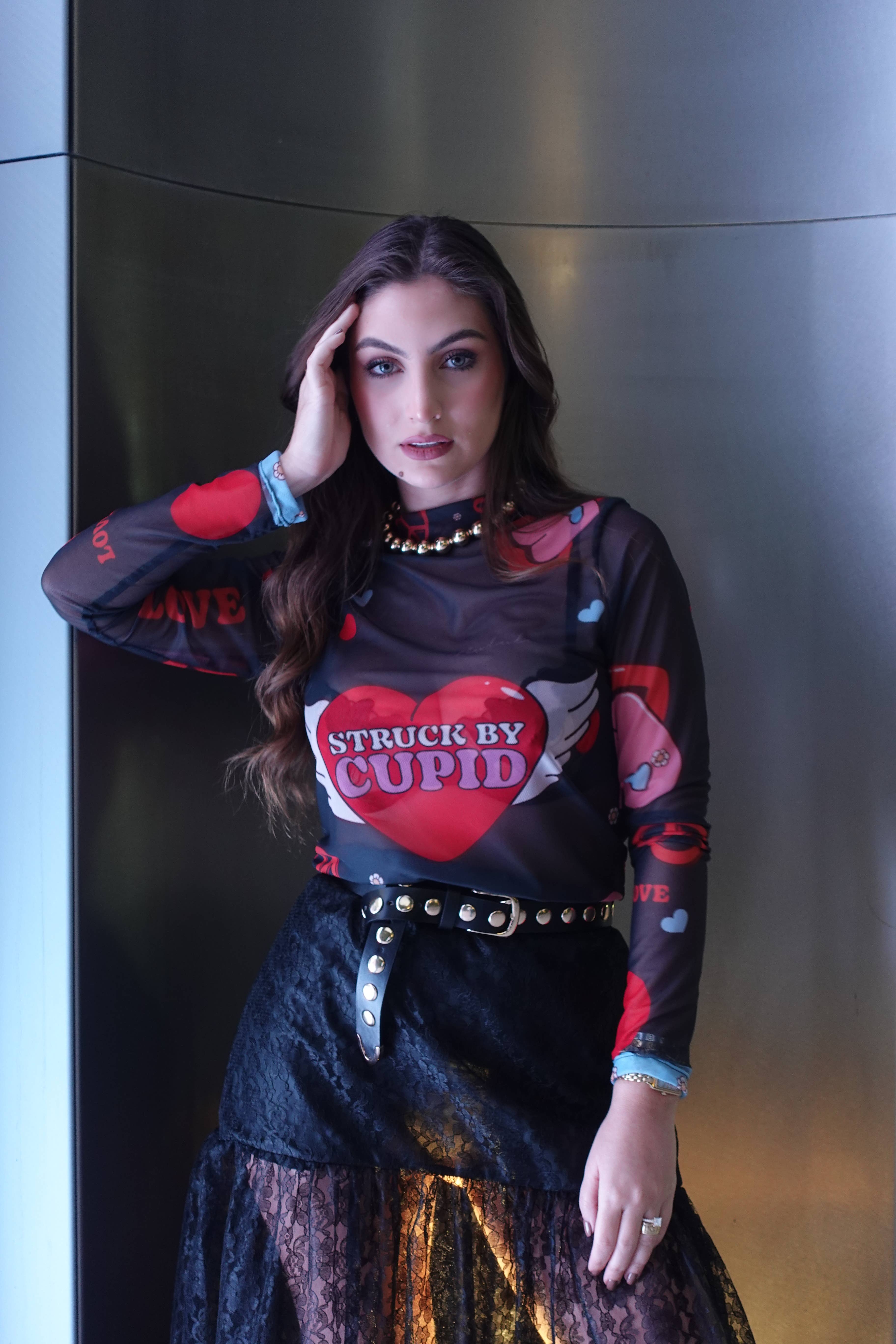 Bululu Resort Wear - Wholesale Lounge Top - Women's - Cupido mesh T-Shirt2