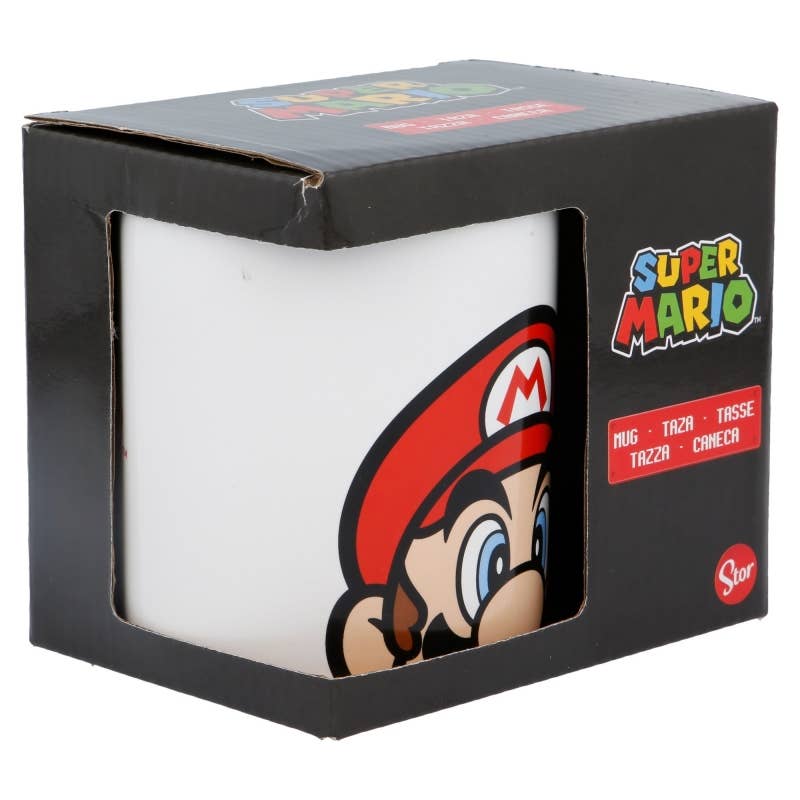 Stor - Wholesale Coffee Mug - 325 ml Ceramic Mug in Gift Box Super Mario1