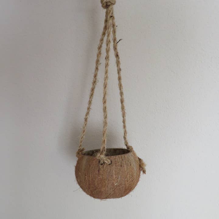 Product Import Holland - Wholesale Hanging Planter - Coconut - pendant - flowerpot - decoration - bohemian - beach0