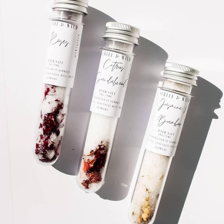 Subtle & Wild - Wholesale Bath salts - Bath Salts|12 Bath Salt Tubes|Bath Salt|Soak|Salt|Bath Bomb