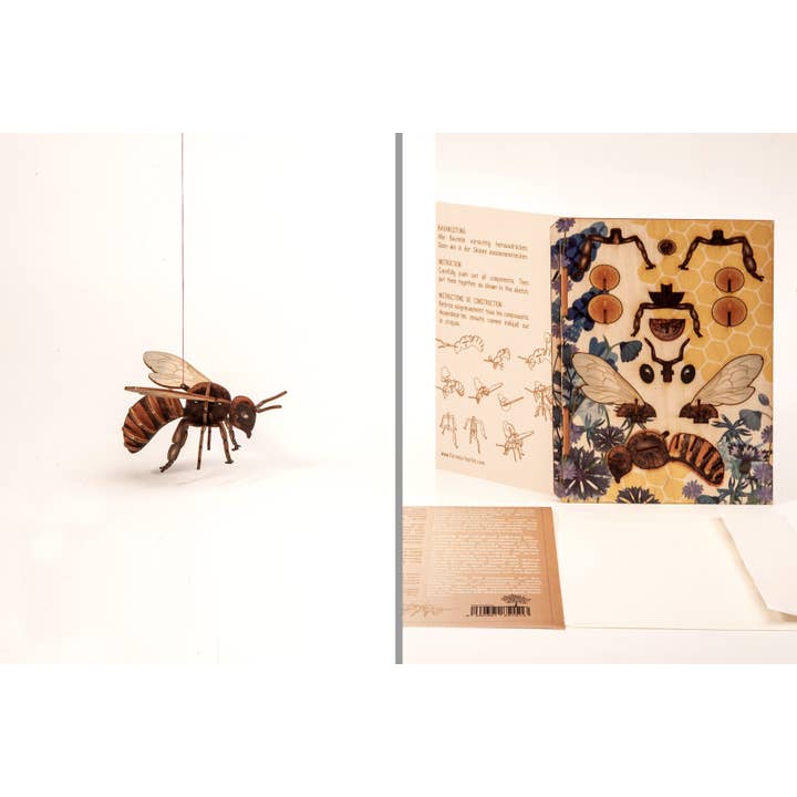Formes Berlin GbR - Wholesale Christmas Decoration - Bee 3D deco greeting card