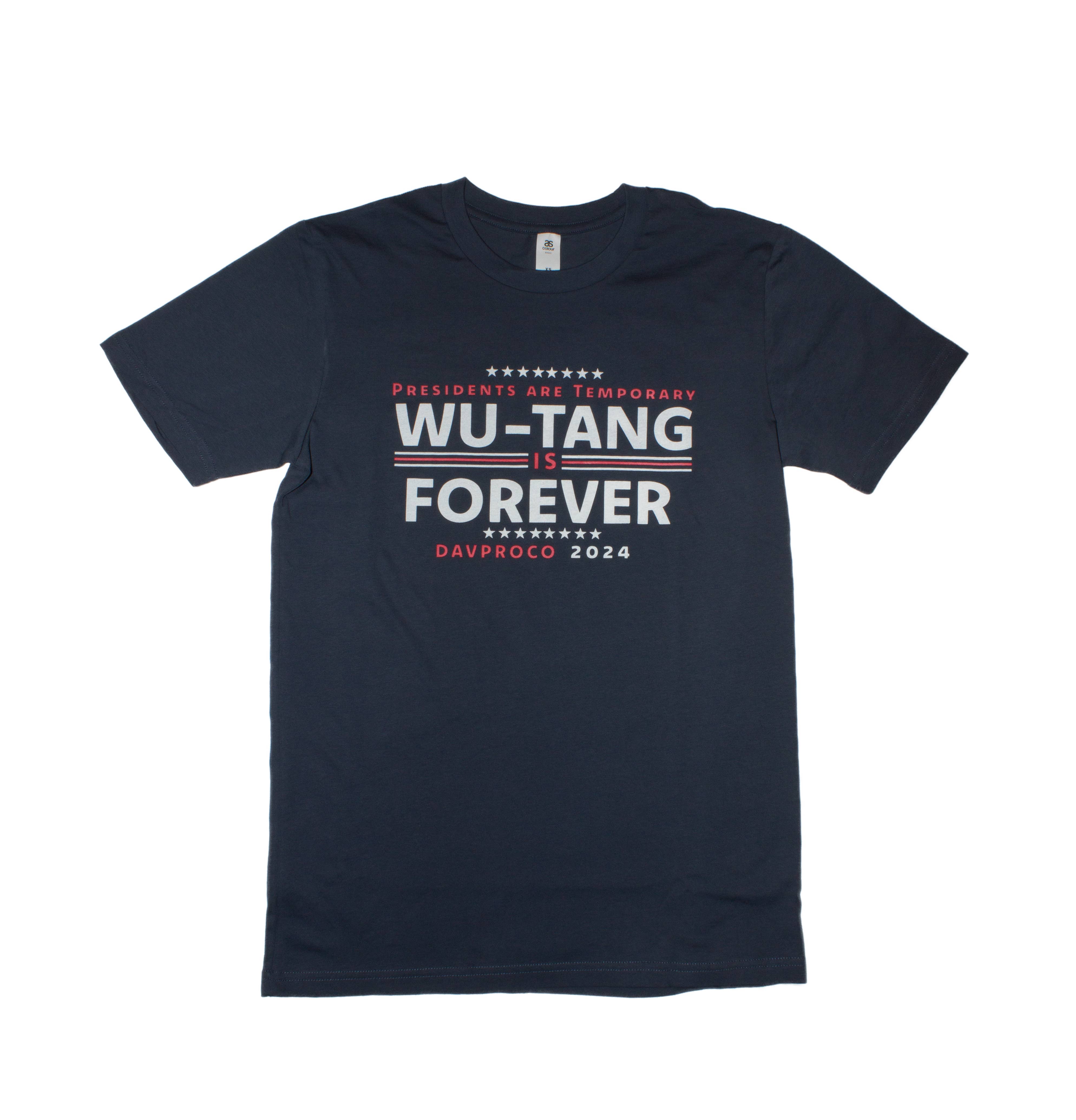 Petrol Blue WU-Tang Forever Shirt for wholesale on Faire