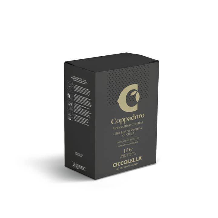 HUILE D'OLIVE EXTRA VIERGE 100% ITALIENNE - COPPADORO 1L BAG IN BOX pour la vente par Olio Ciccolella