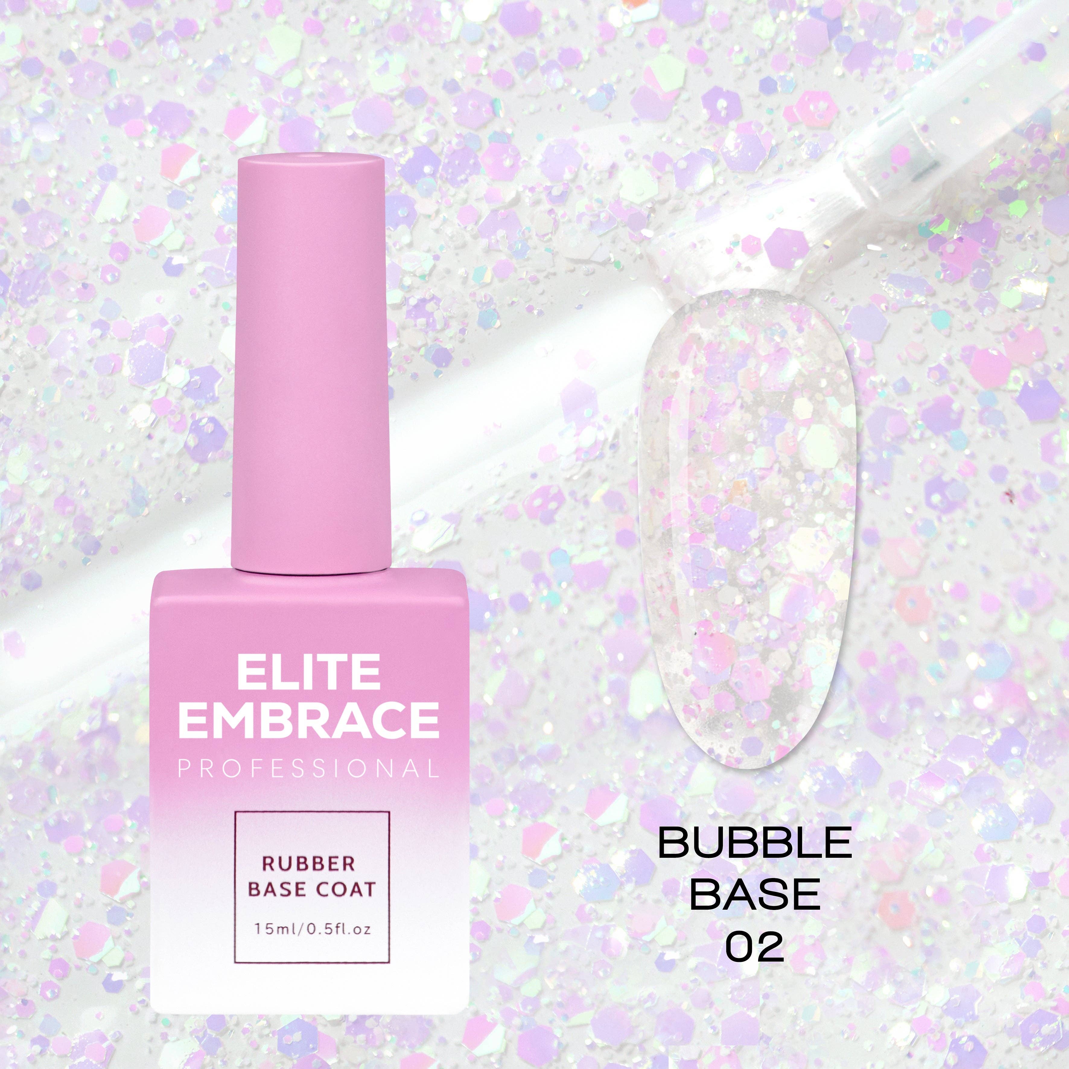 VIAI Beauty - Wholesale Nail Polish - ELITE EMBRACE Professional Bubble Base 02 15ml EBB02150