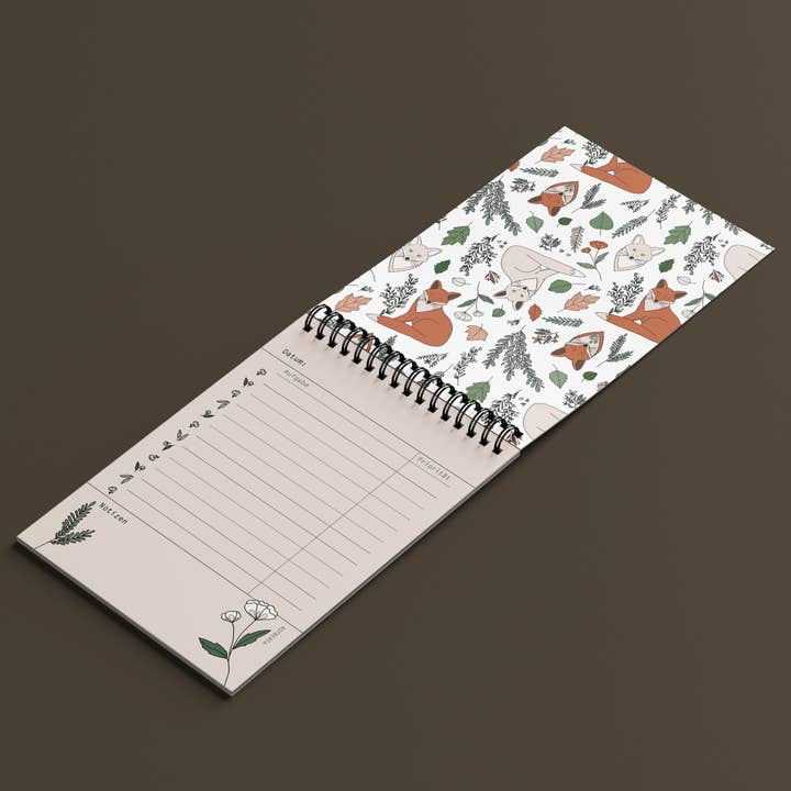Rotberta - Wholesale Planner - To do list DIN A6, ring binding, fox3