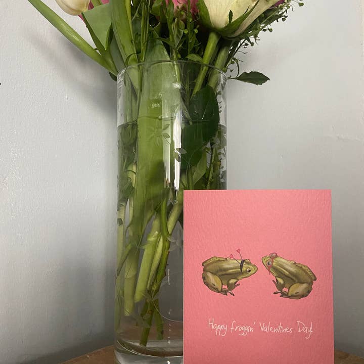 ”Glad Froggin' Alla hjärtans dag” Alla hjärtans dag för wholesale av Silly Goose Designs