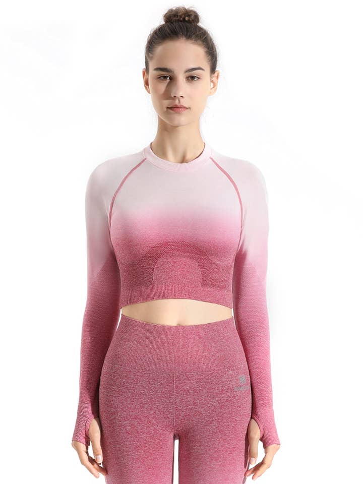 Camada Desportiva Pro-Fit Soft Touch Ombre por atacado de Profit Outfits