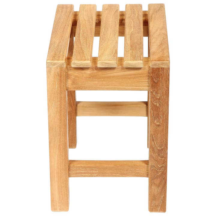 Banc de douche en teck Coach 16" (40 cm) pour la vente par ARB Teak & Specialties