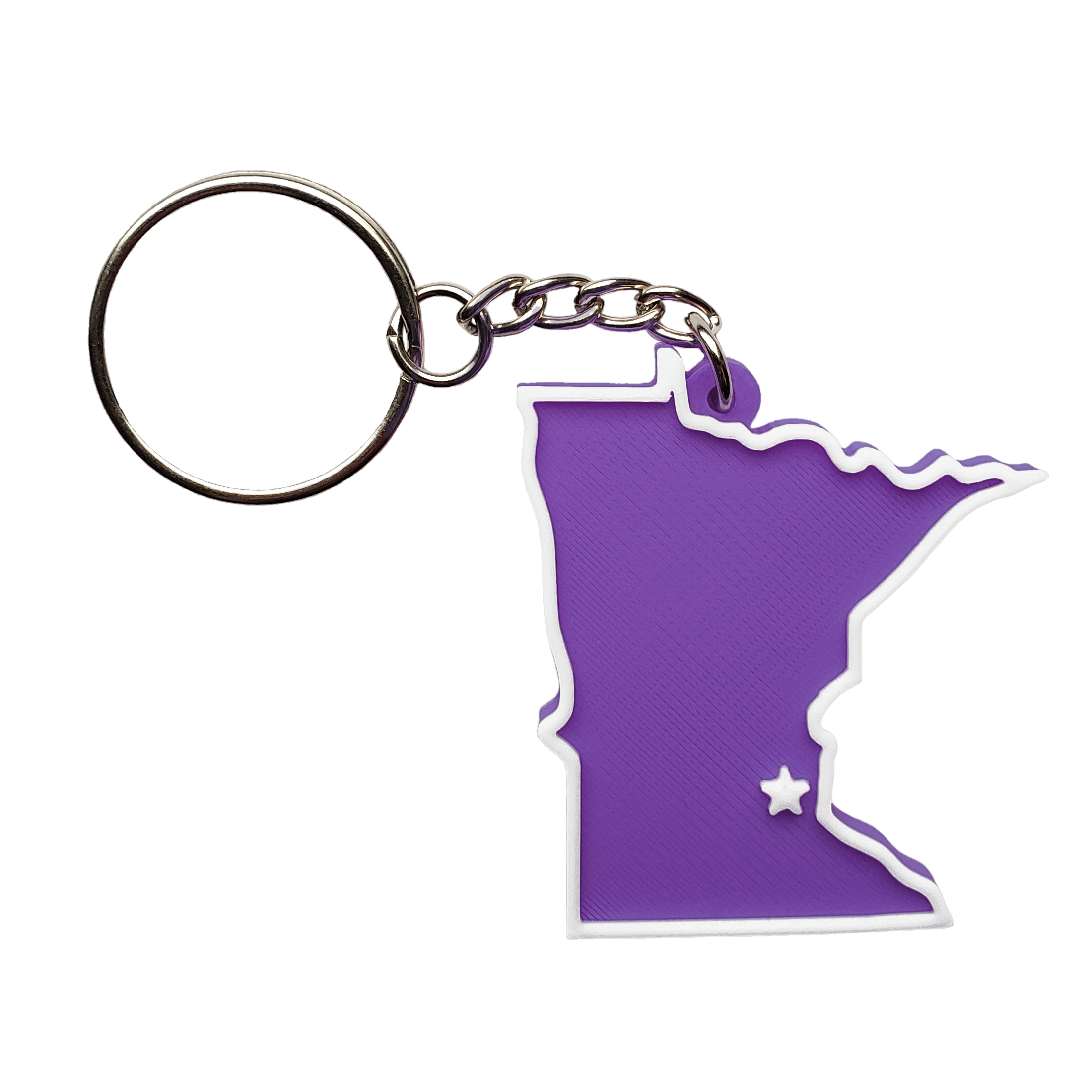 itty bitty builds - Wholesale Keychain - Unisex - Minnesota State Keychain, Minneapolis3